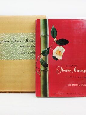 Japanese Flower Arrangement Ikebana Book Vintage 1963 Classical Modern Sparnon